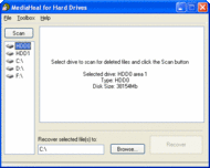 MediaHeal for Hard Drives screenshot